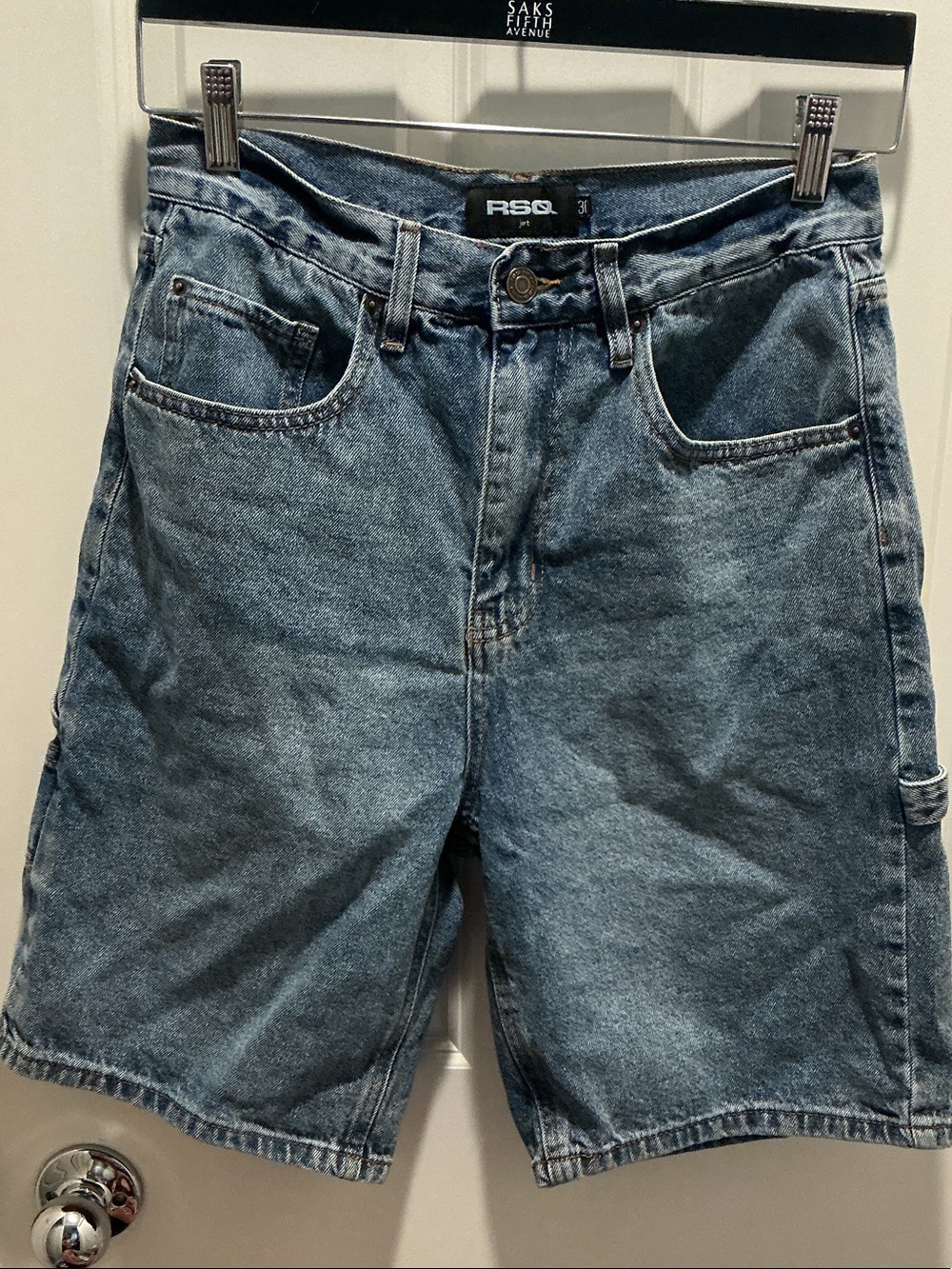 RSQ Men's  Denim Carpenter Jorts EUC